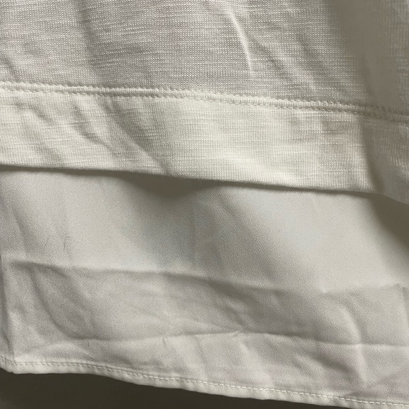 J.Crew double illusion layer, silk hem long sleeve women’s medium top - Picture 3 of 4